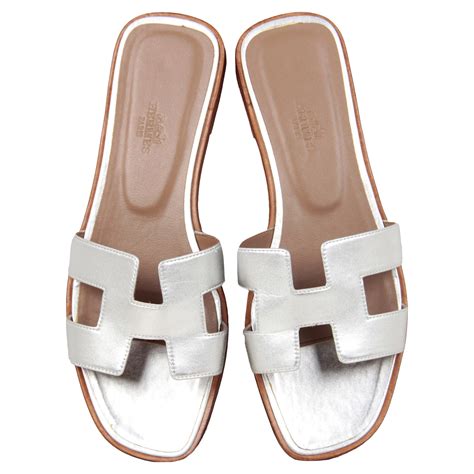 hermes sandals silver|oran sandals true to size.